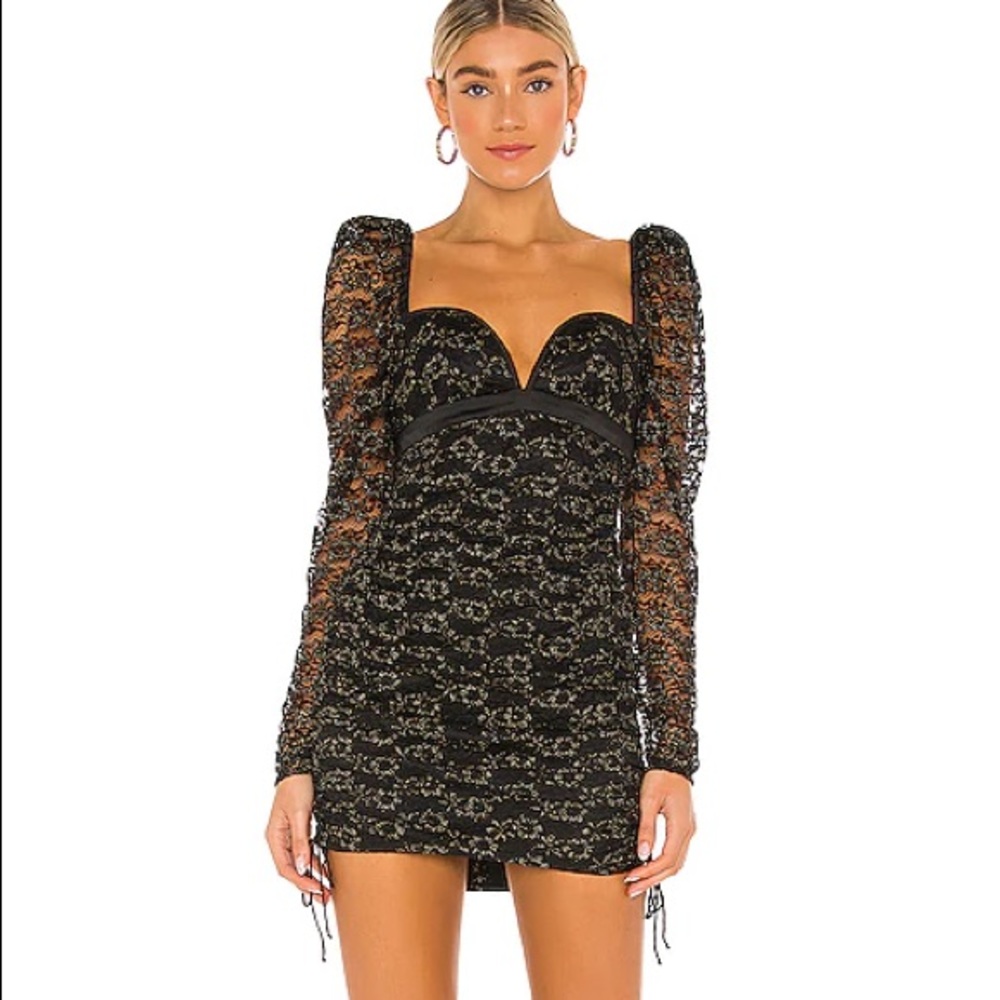 For Love & Lemons Joanna Mini Dress. Small
